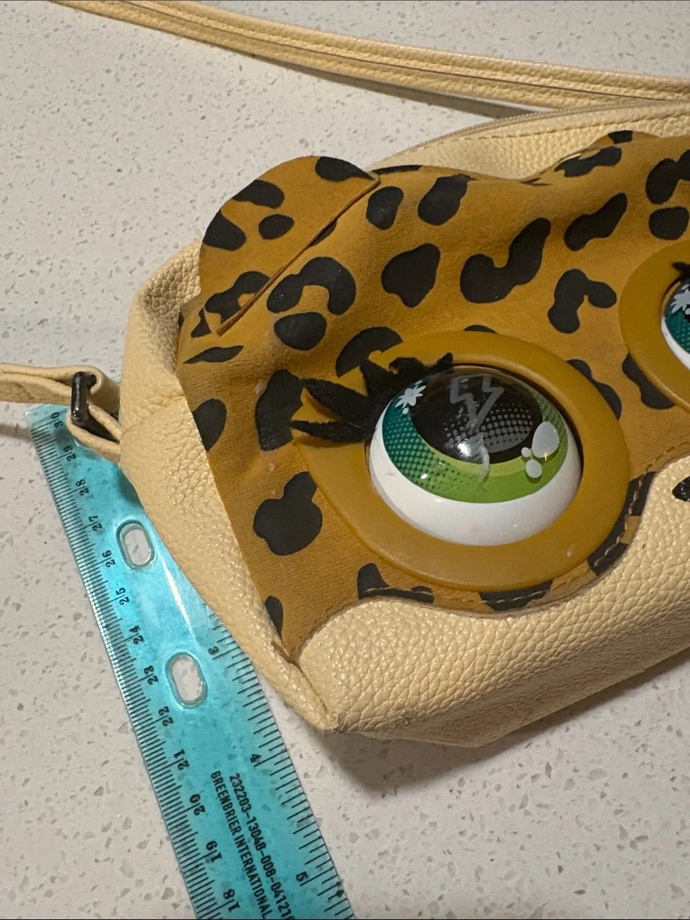 Vintage Furby Eye Crossbody Bag - Yellow-STILL WORKS!